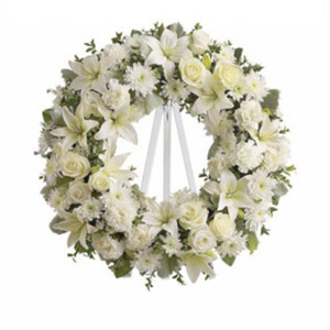 Madison Memorial Home | White Wreath