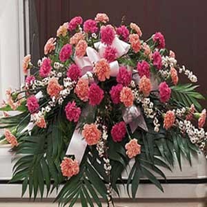 Morristown Florist | Pink Casket Cover