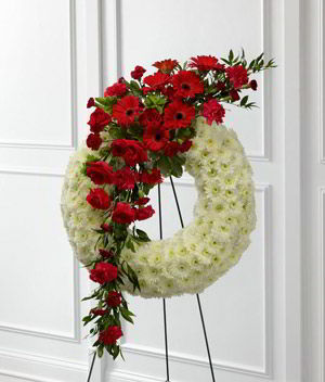 Morristown Florist | Rose Gerber Wreath