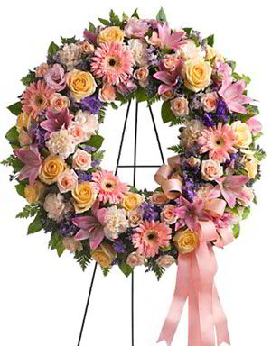 Morristown Florist | Pastel Wreath