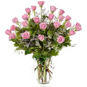 Morristown Florist | 24 Pink Roses